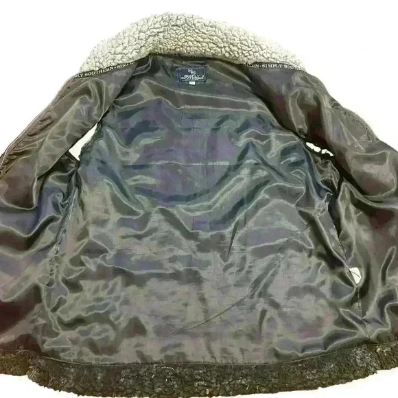 Simply Southern Black Full Zip Sherpa Fleece Vest Women’s Size Large Outdoor - Picture 4 of 6